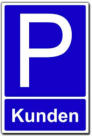 Parkplatz Schild